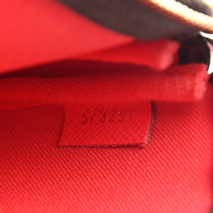 Louis Vuitton Monogram 2021 Christmas Animation London Mini Pochette Accessories Red 5 of 6