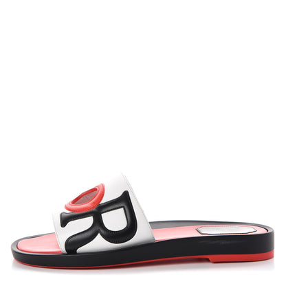 Christian Dior Calfskin Marina Slides 37.5 White 1 of 10