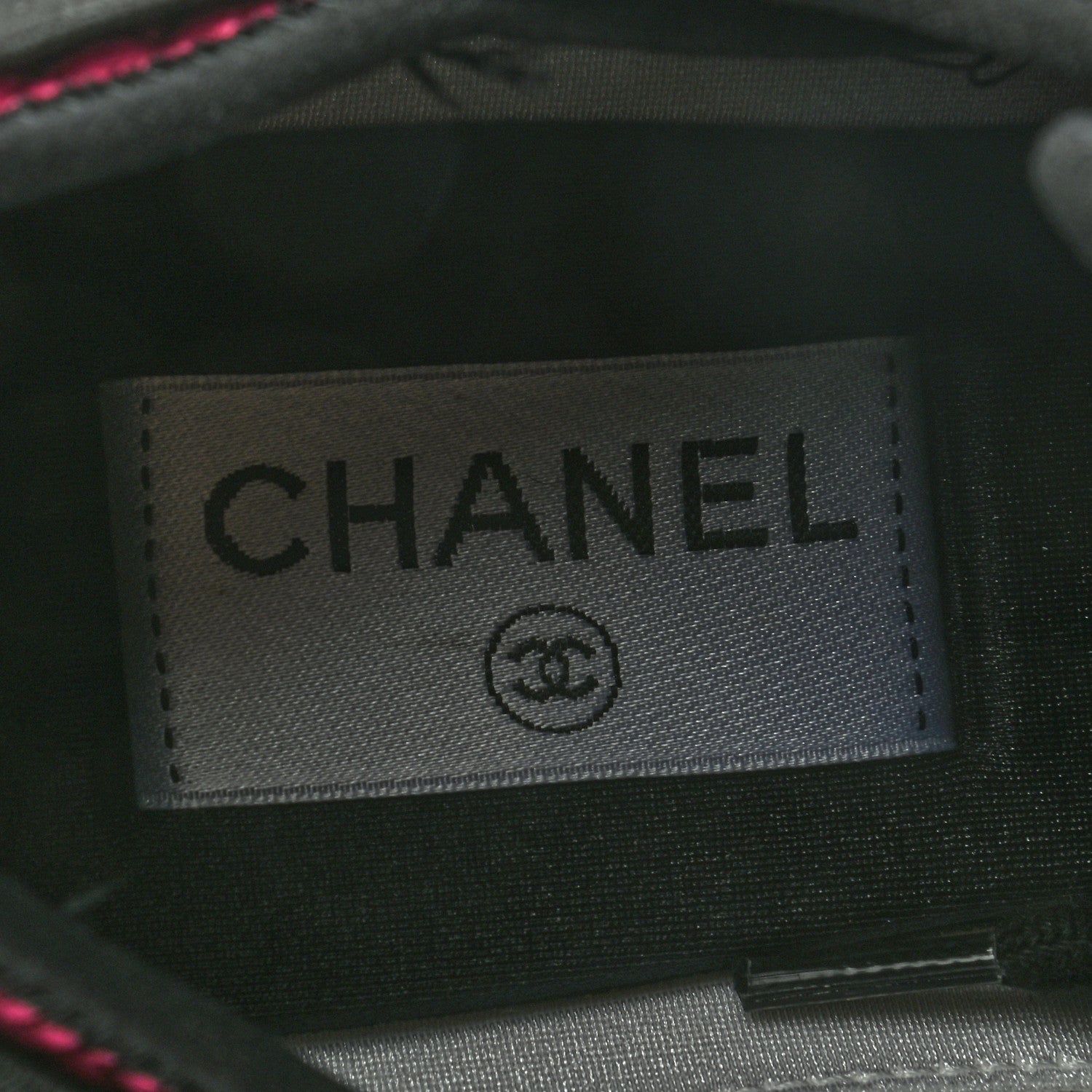 Chanel Velvet Calfskin Mixed Fibers CC Sneakers 41 Dark Pink Green 7 of 8