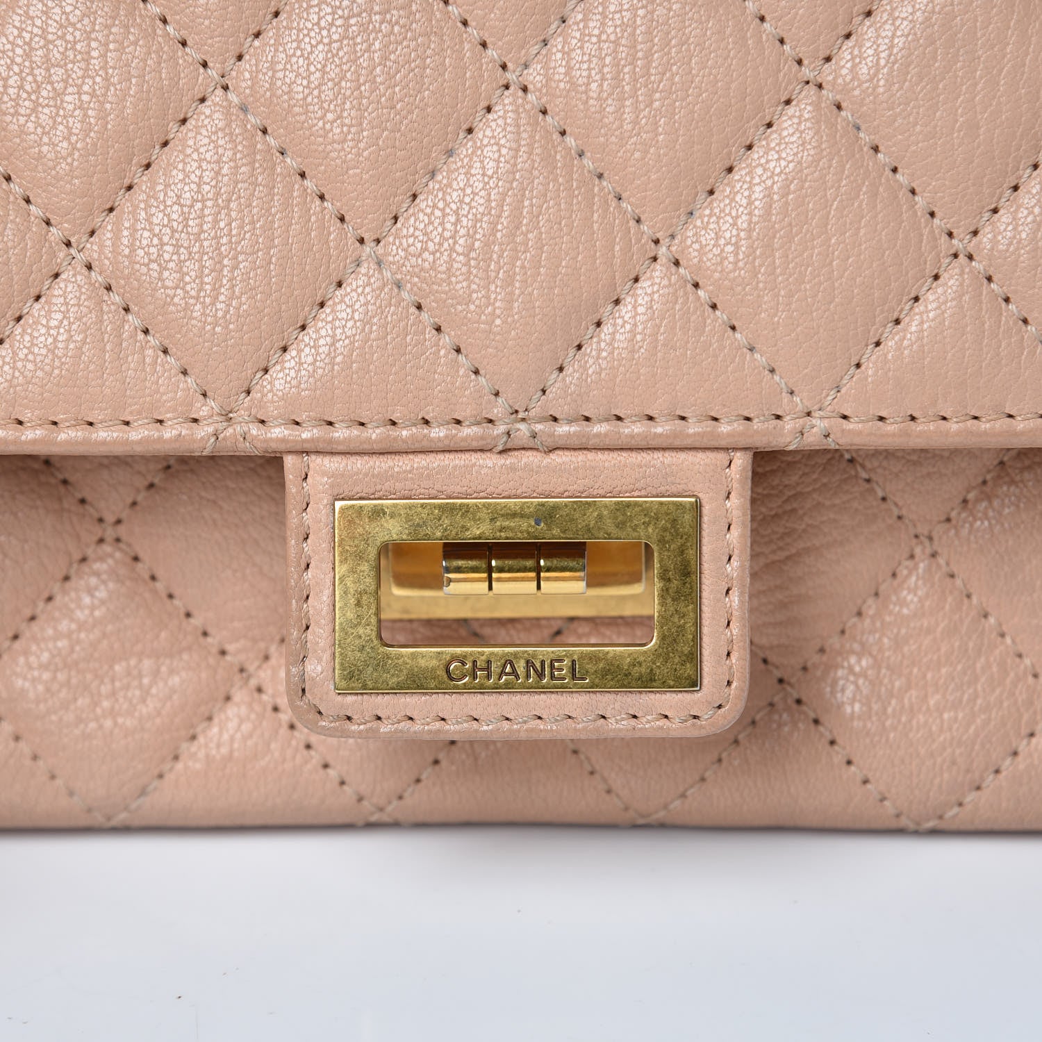 Chanel Goatskin Quilted Rita Flap Beige 14 of 14