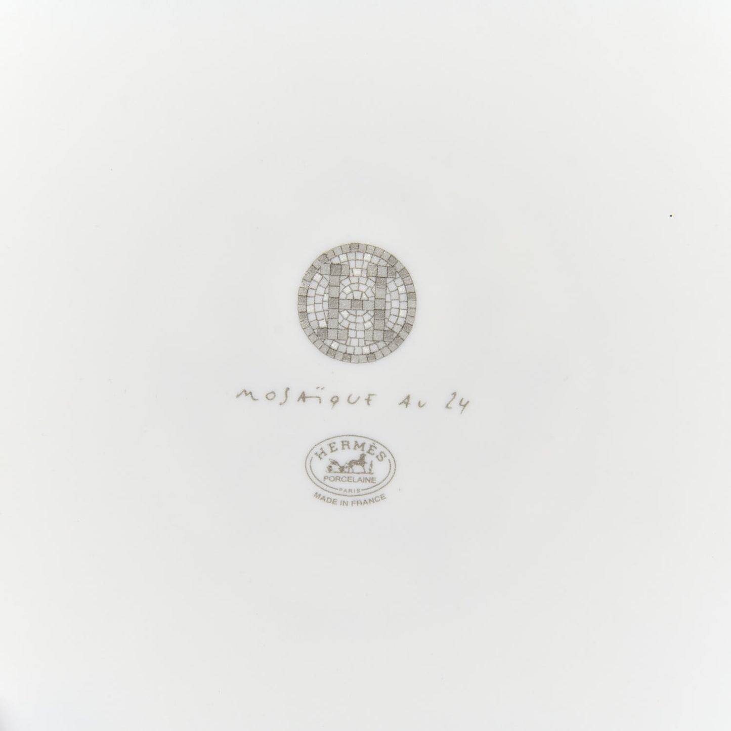 Porcelain Mosaique Au 24 Sushi Plate Platine