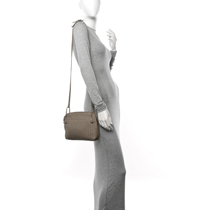 Bottega Veneta Nappa Intrecciato Nodini Crossbody Messenger Steel 2 of 13