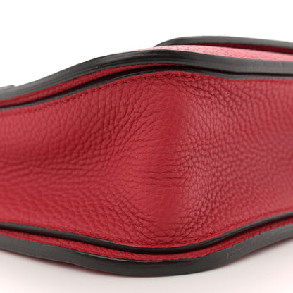 Gucci Grained Calfskin Large Bright Bit Flap Bag Red 10 of 13