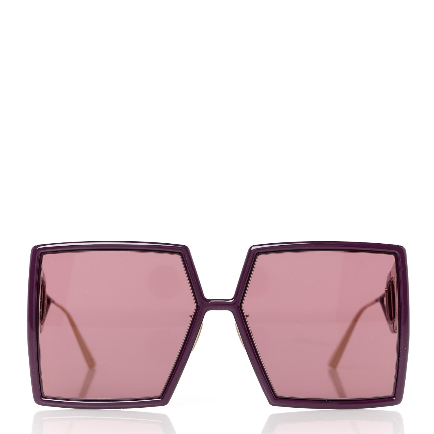 Christian Dior Square 30 Montaigne Sunglasses Purple 2 of 9