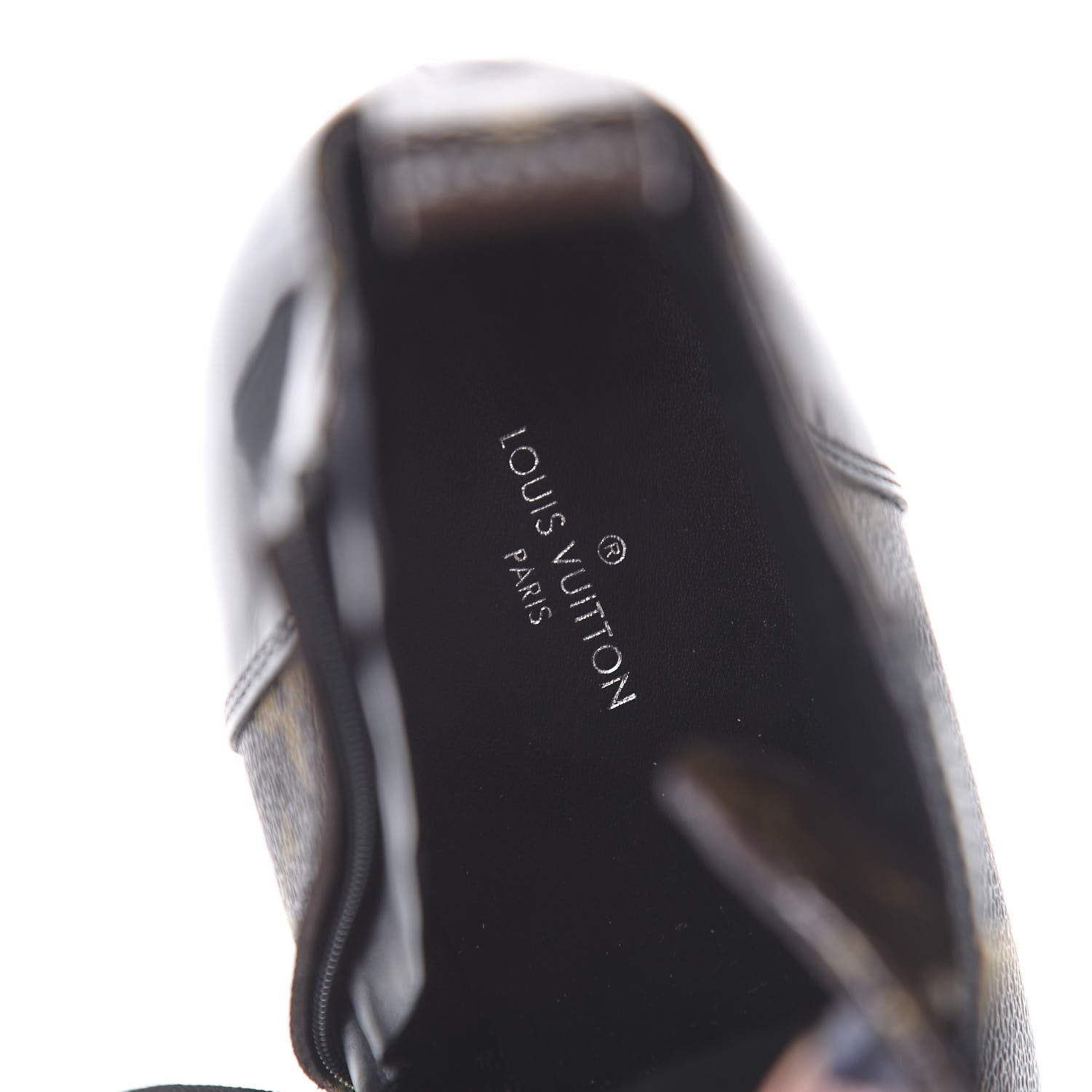 Louis Vuitton Patent Calfskin Monogram Star Trail Ankle Boots 41 Black 7 of 10