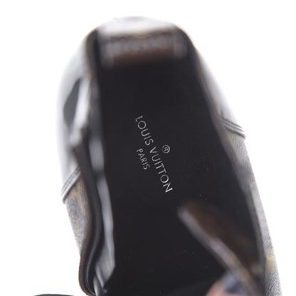 Louis Vuitton Patent Calfskin Monogram Star Trail Ankle Boots 41 Black 7 of 10