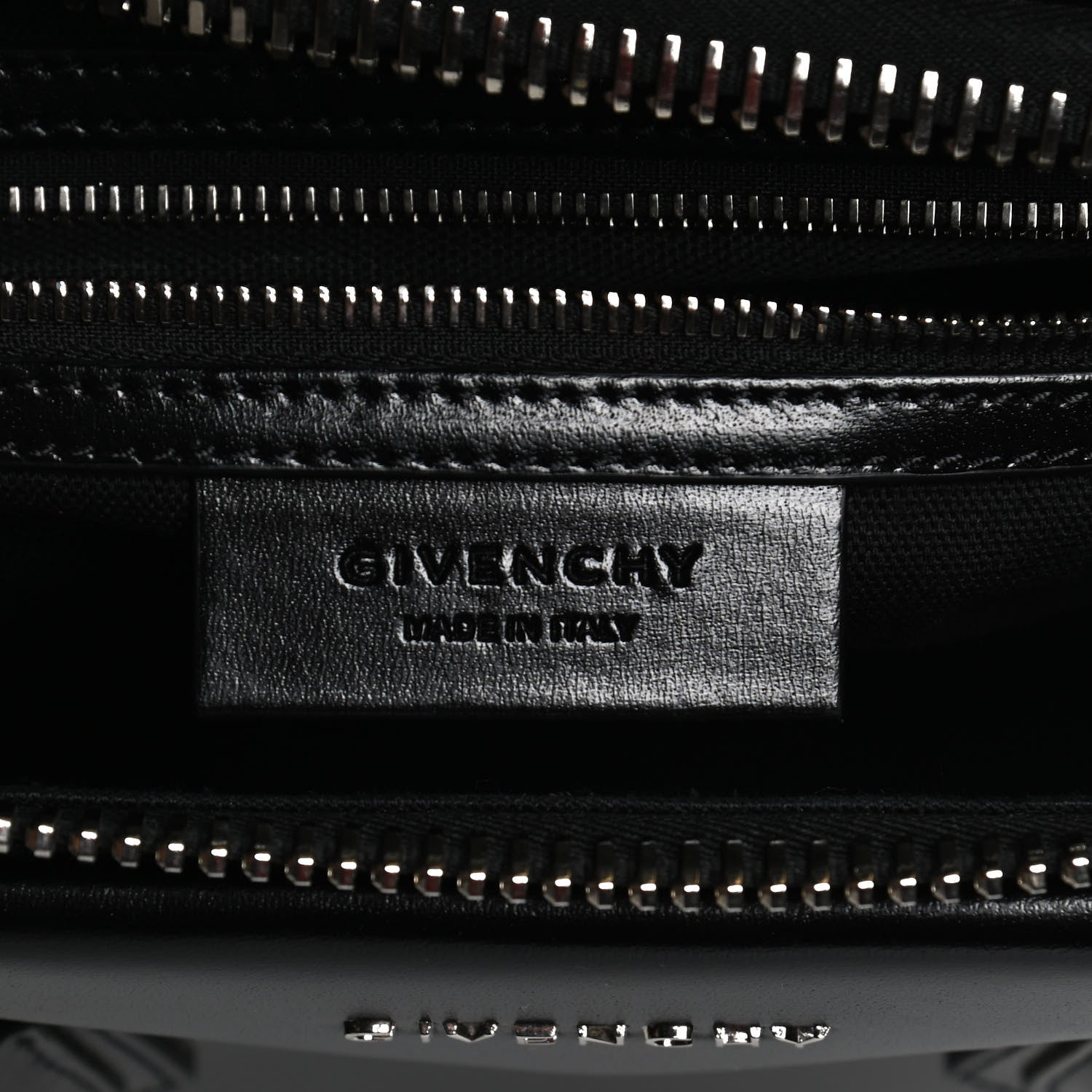 Givenchy Shiny Lord Calfskin Medium Antigona Black 6 of 10