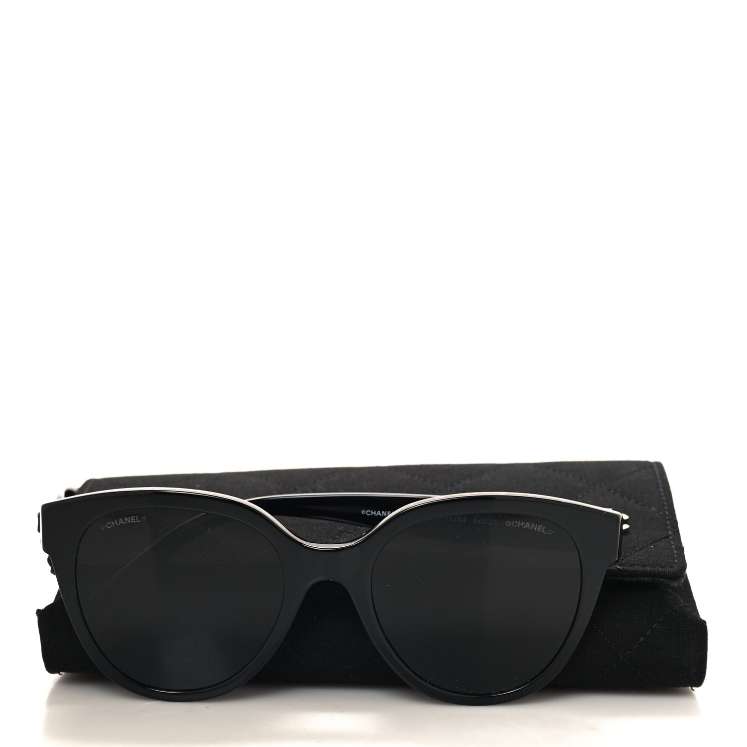 Chanel Acetate CC Butterfly Sunglasses 5414 Black Pink 7 of 7