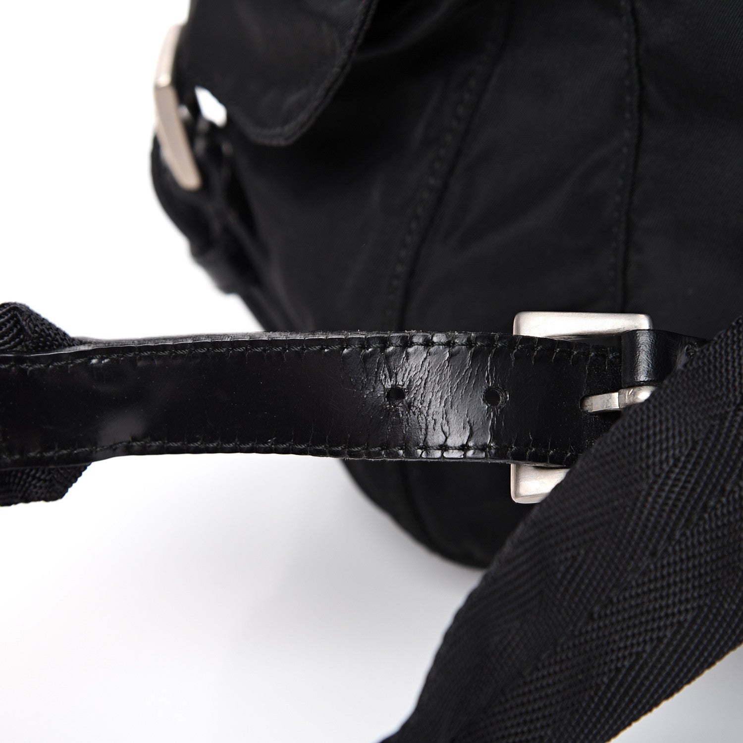 Prada Nylon Vela Medium Backpack Black 12 of 13