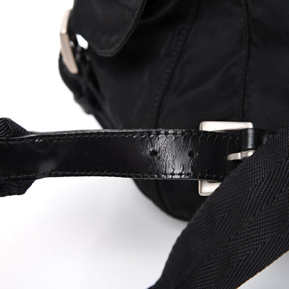 Prada Nylon Vela Medium Backpack Black 12 of 13