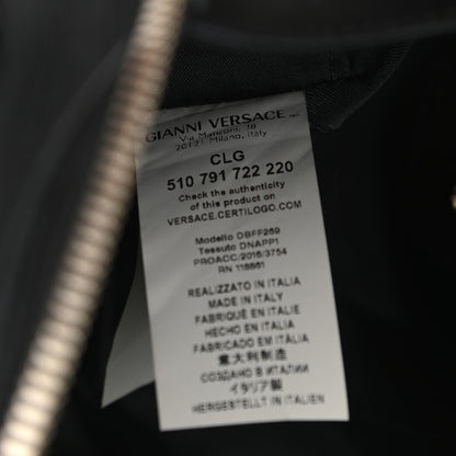 Versace Calfskin Palazzo Medusa Chain Backpack Black 6 of 16