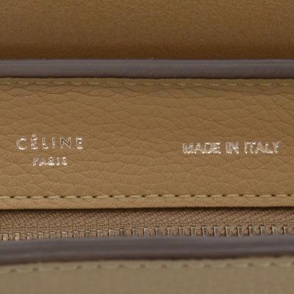 Celine Calfskin Suede Small Trapeze Dune 6 of 8