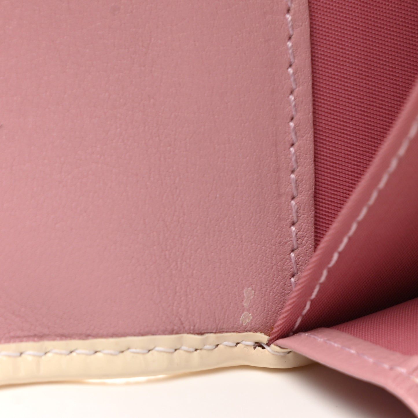 Monogram Girly Flap Wallet Pink
