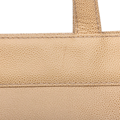 Chanel Caviar CC Tote Beige 8 of 11