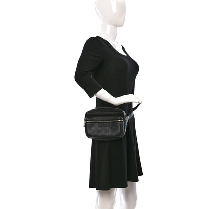 Louis Vuitton Taiga Monogram Eclipse Outdoor Bum Bag Black 2 of 8