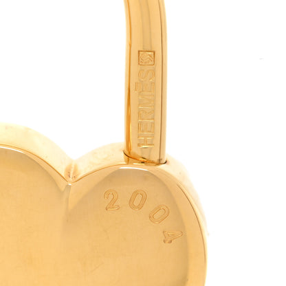 Hermes Annee De La Fantaisie Heart Cadena Lock Gold 3 of 3