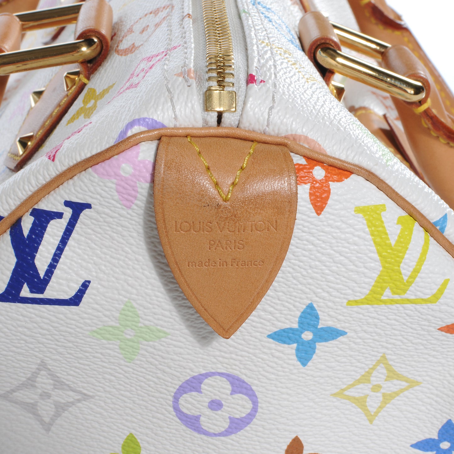 Monogram Multicolor Speedy 30 White