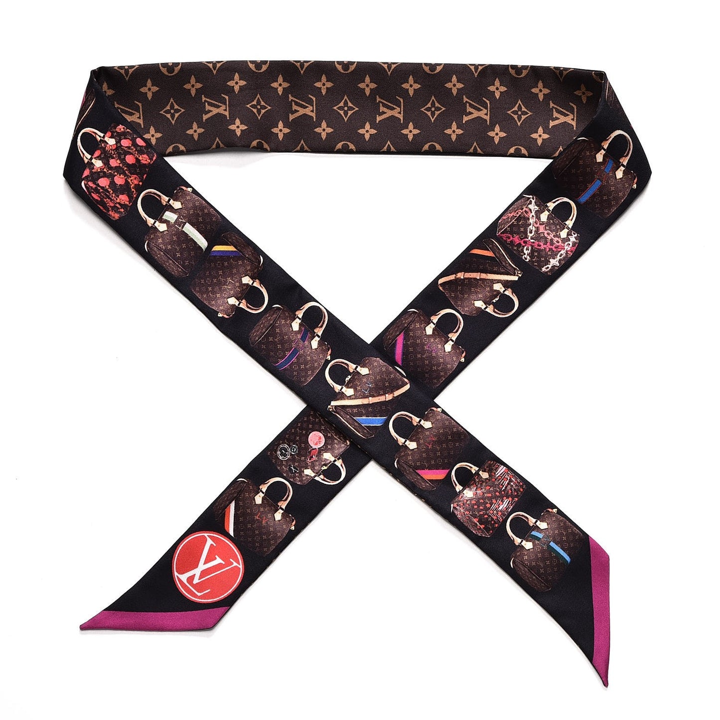 Silk Monogram Tribute to Speedy BB Bandeau