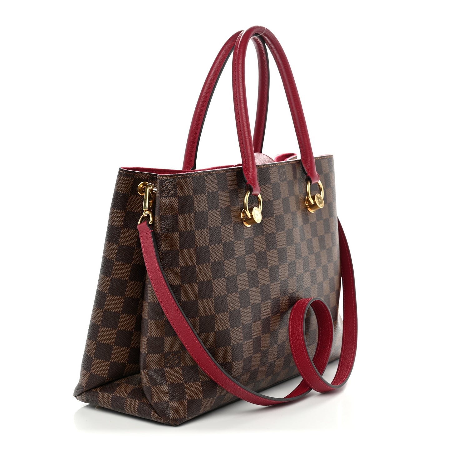 Damier Ebene LV Riverside Lie De Vin