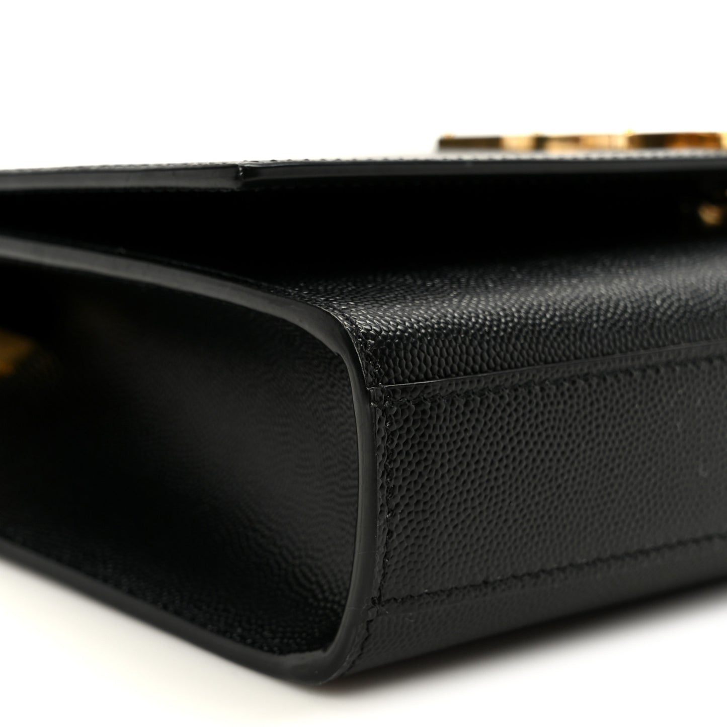 Grain De Poudre Medium Classic Monogram Kate Satchel Black