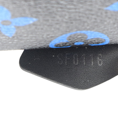 Louis Vuitton Colored Monogram Mini Pochette Accessories Blue Black 7 of 8