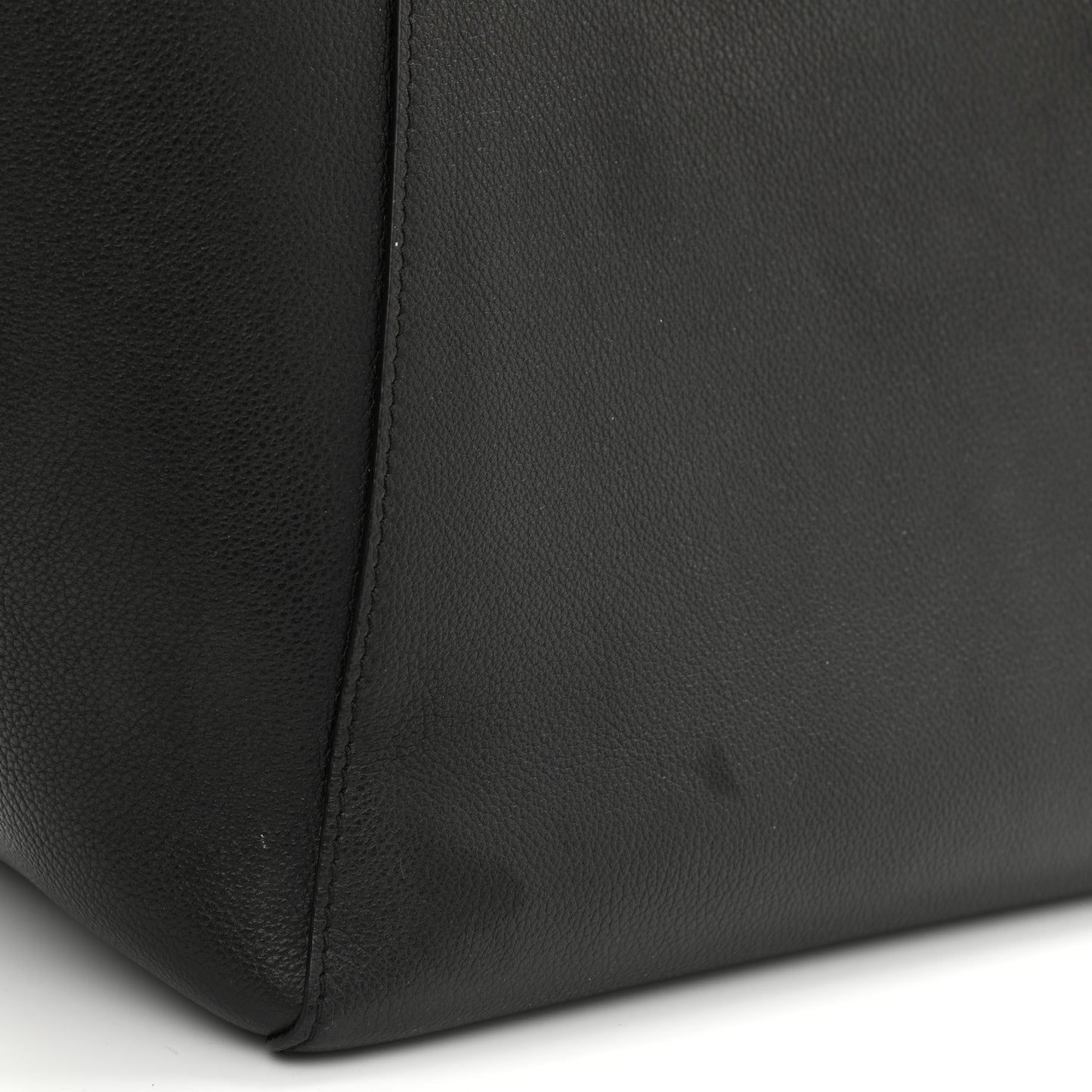 Calfskin Lockme Go Tote Black