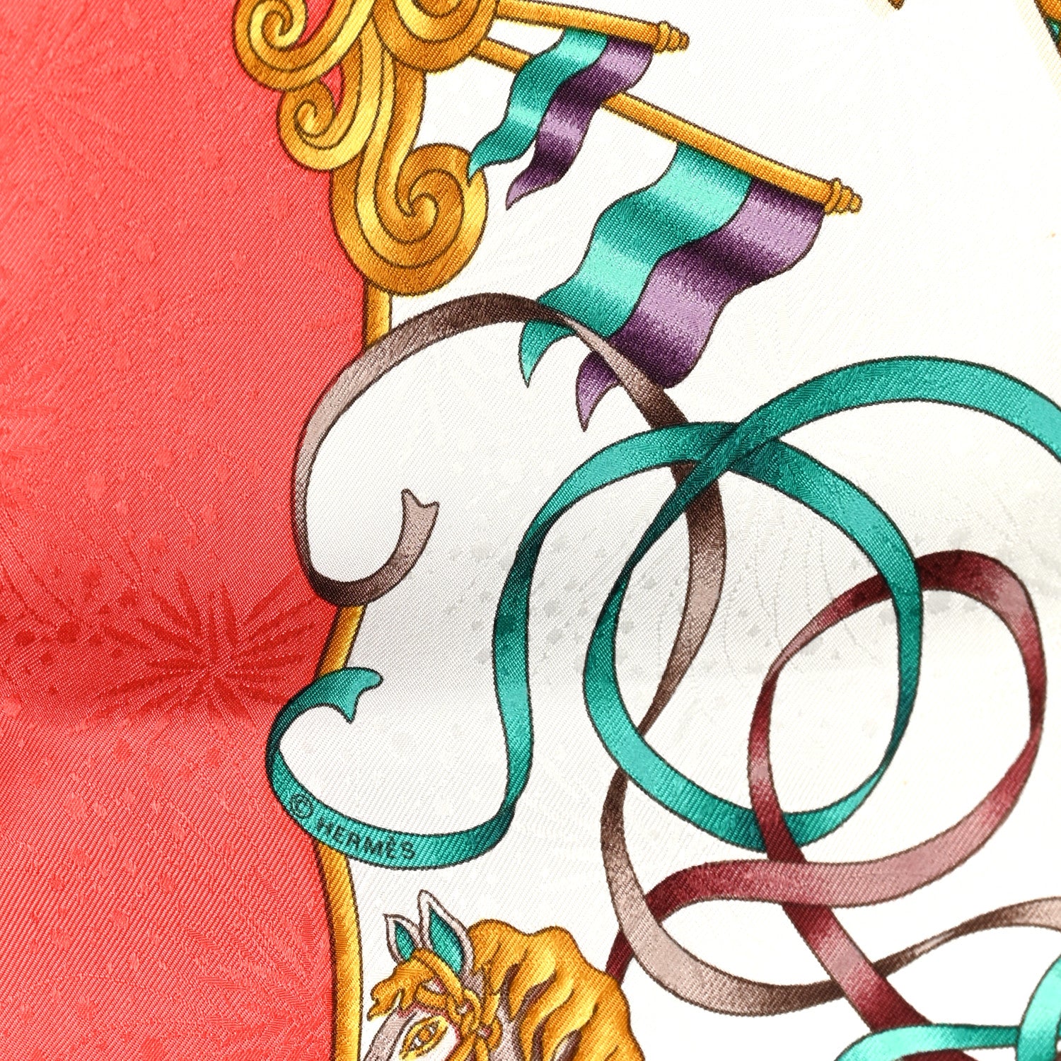 Hermes Silk Luna Park Scarf 90 5 of 6