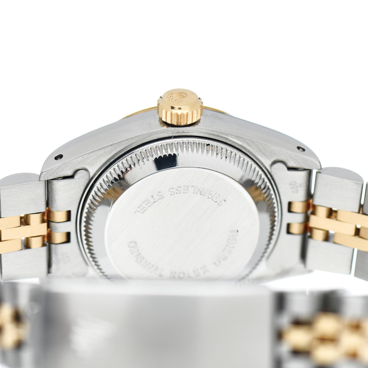 Stainless Steel 18K Yellow Gold 26mm Oyster Perpetual Datejust Watch Champagne 69173