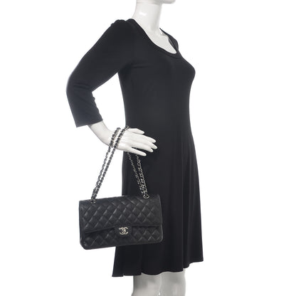 Chanel Caviar Quilted Medium Double Flap Black 2 of 11