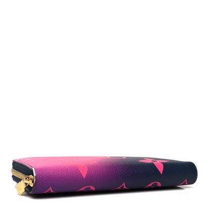 Louis Vuitton Monogram Giant Spring In The City Zippy Wallet Midnight Fuchsia 4 of 9