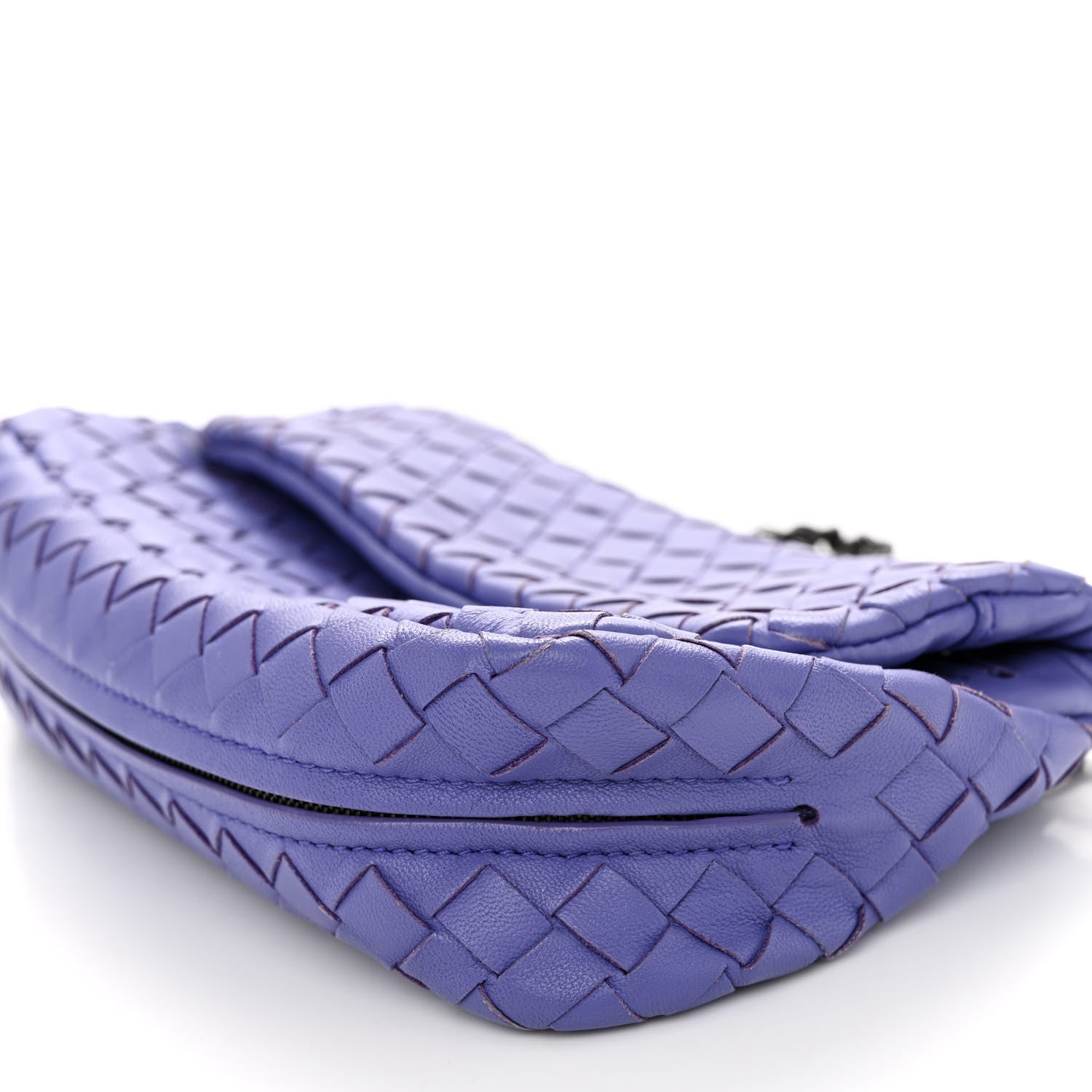 Bottega Veneta Nappa Intrecciato Small Chain Crossbody Cobalt 11 of 11