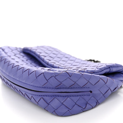 Bottega Veneta Nappa Intrecciato Small Chain Crossbody Cobalt 11 of 11
