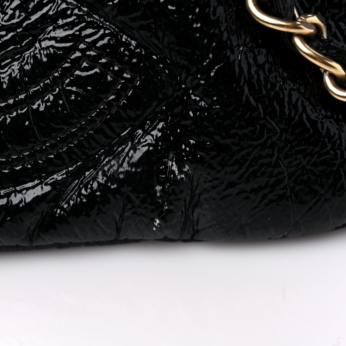 Vinyl XL Rock and Chain Flap Black