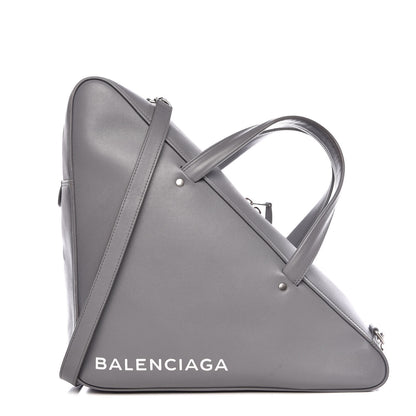 Balenciaga Calfskin M Triangle Duffle Gris Beton 1 of 13