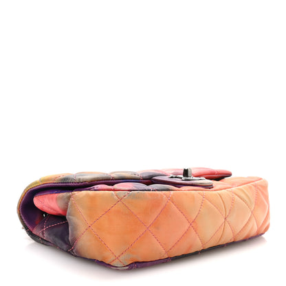 Chanel Printed Lambskin Quilted Small Flower Power Flap Ecru Orange Red Purple 4 of 11