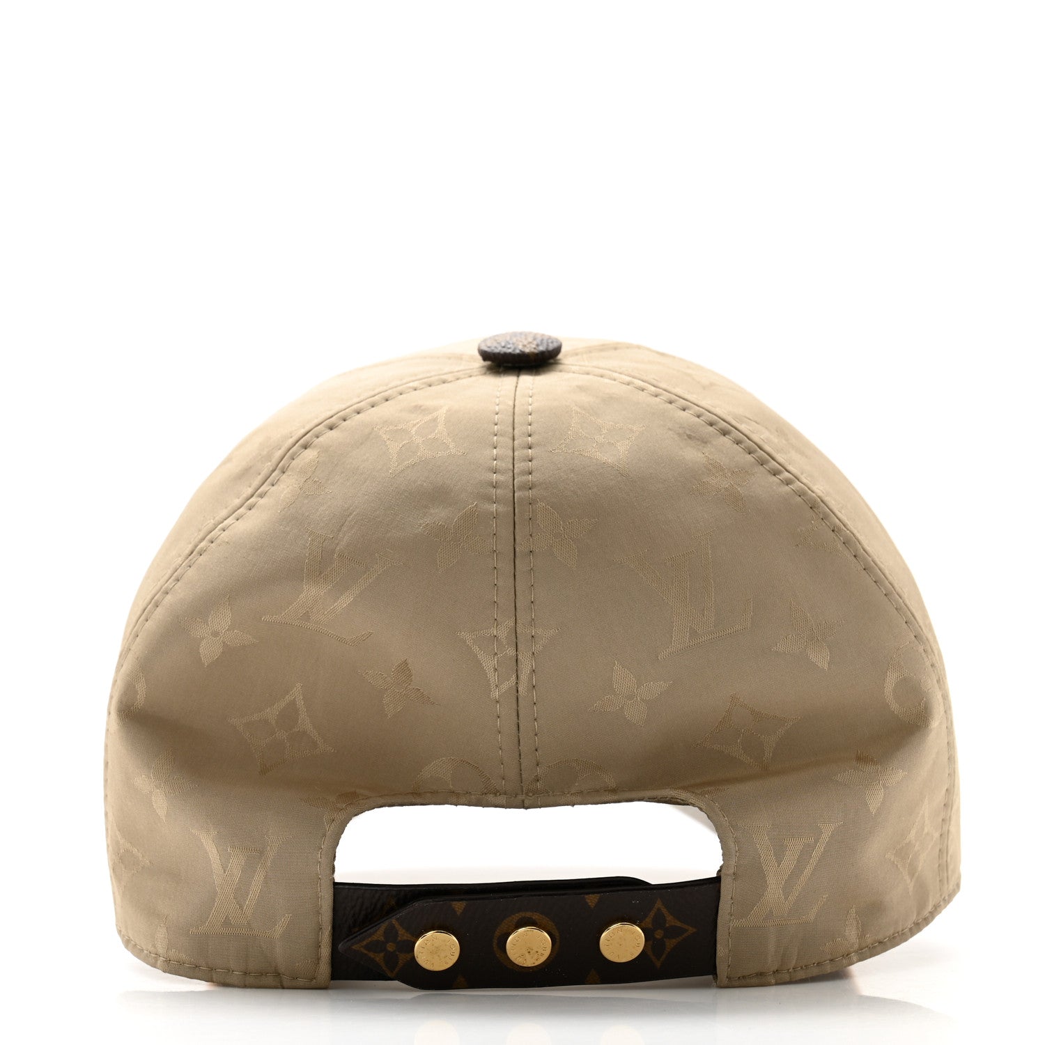 Louis Vuitton Monogram Polyester Silk LV Get Ready Cap M Beige 6 of 11