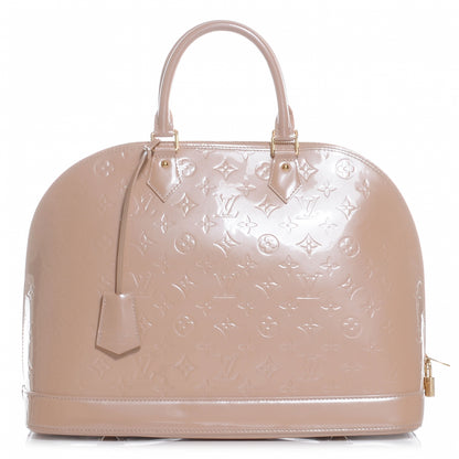 Louis Vuitton Vernis Alma GM Rose Florentin 1 of 7