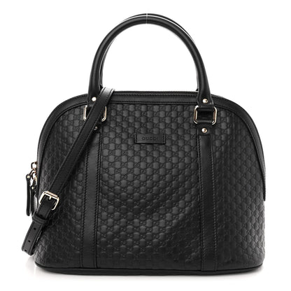 Gucci Microguccissima Medium Dome Bag Black 1 of 9