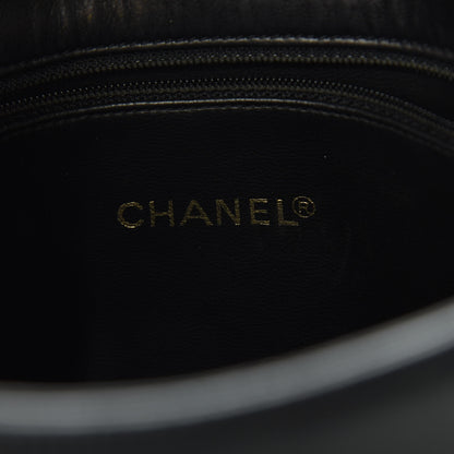 Chanel Lambskin Studded CC Tote Black 6 of 14
