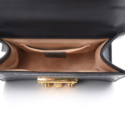 Gucci Guccissima Small Padlock Shoulder Bag Black 5 of 16