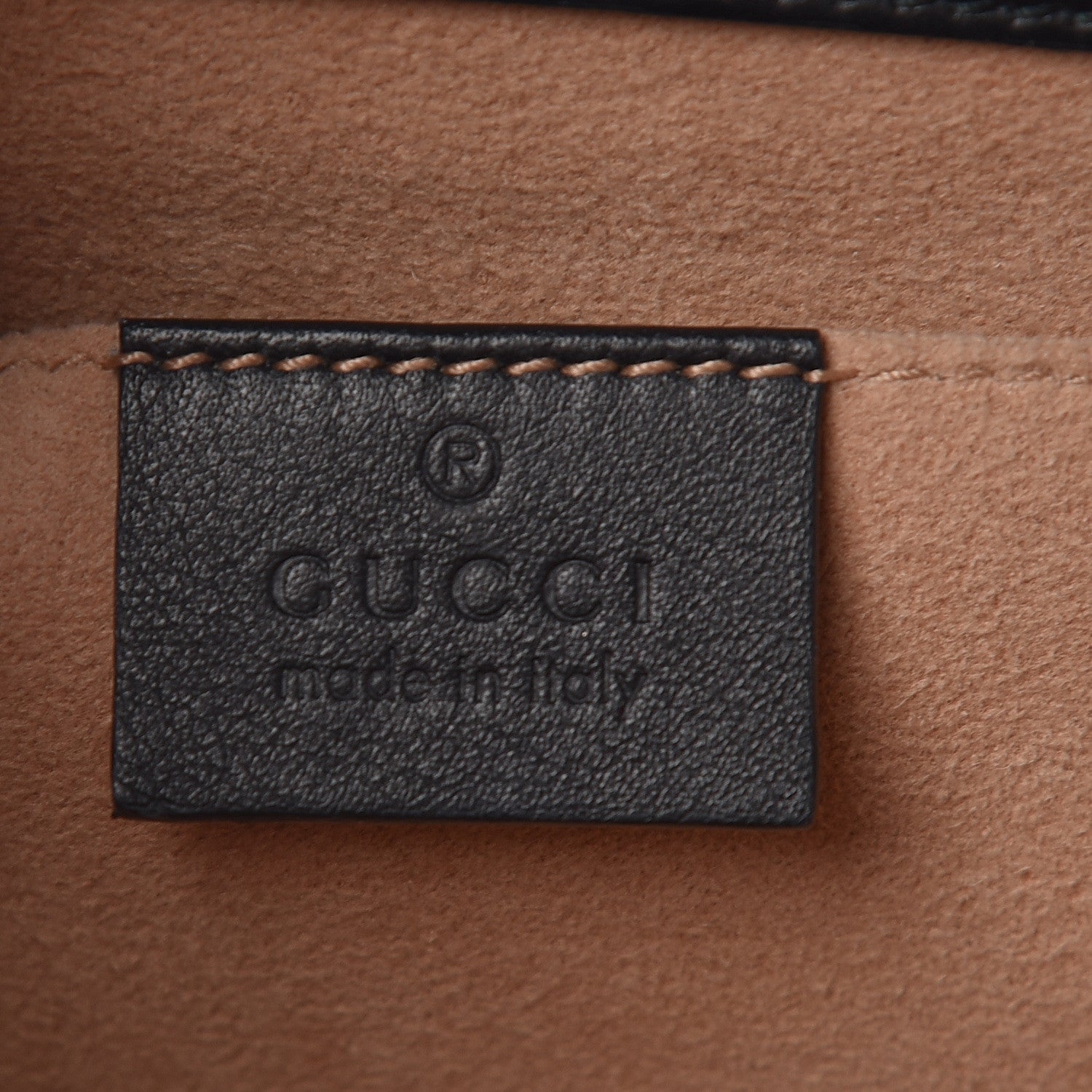 Gucci Calfskin GG Supreme Monogram Small Padlock Shoulder Bag Black Gold 8 of 14
