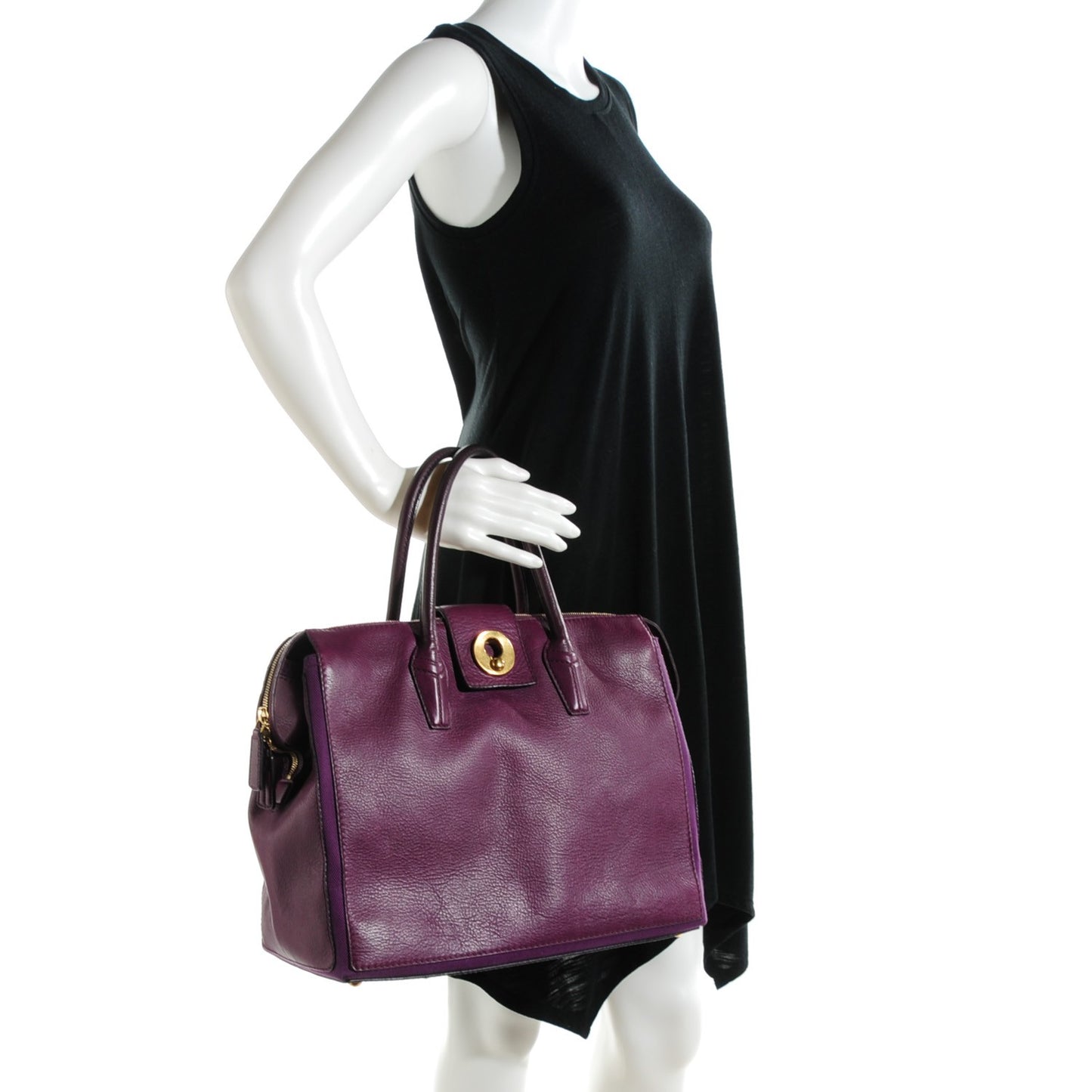 Calfskin Muse Two Cabas Magenta