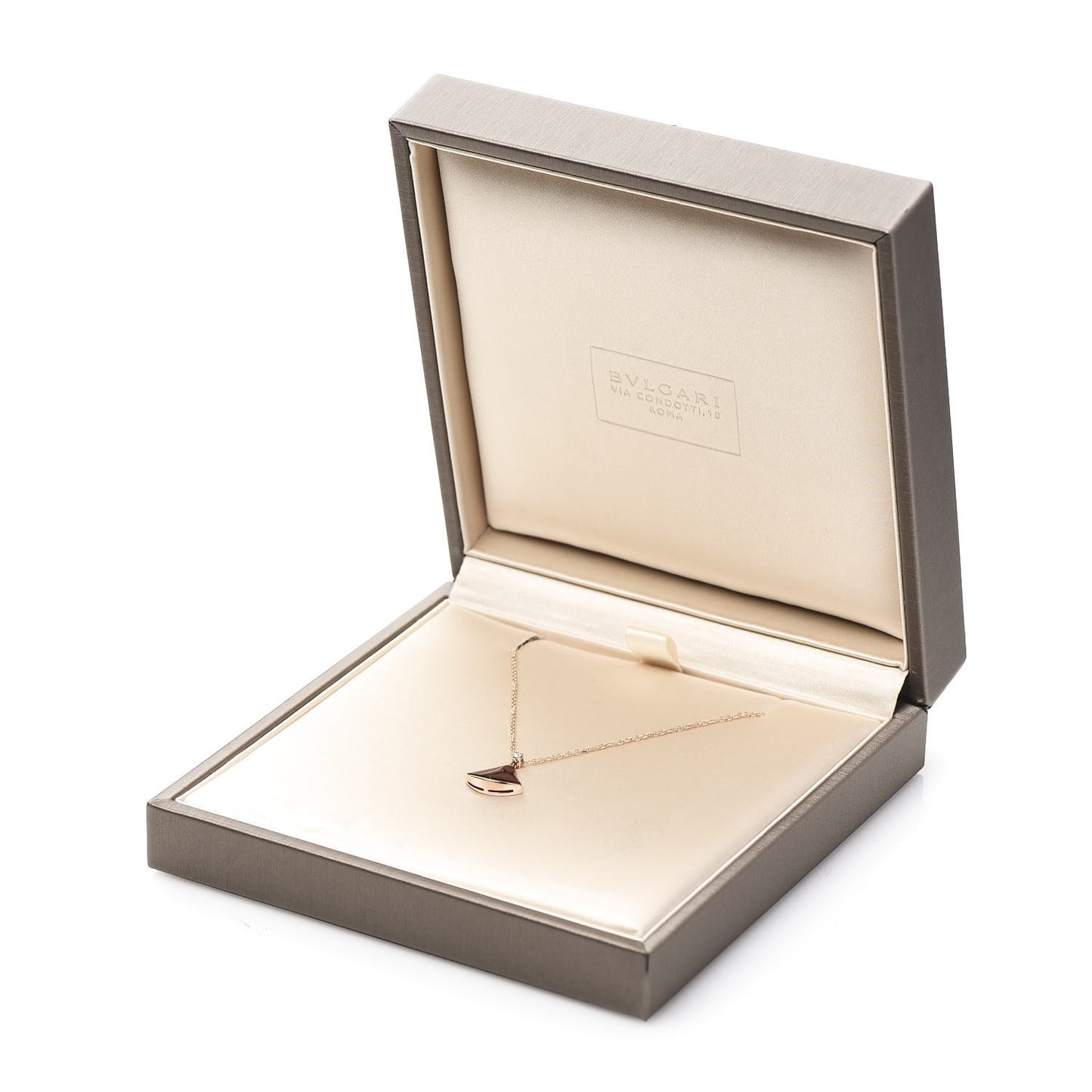 18K Rose Gold Diamond Carnelian Divas' Dream Pendant Necklace