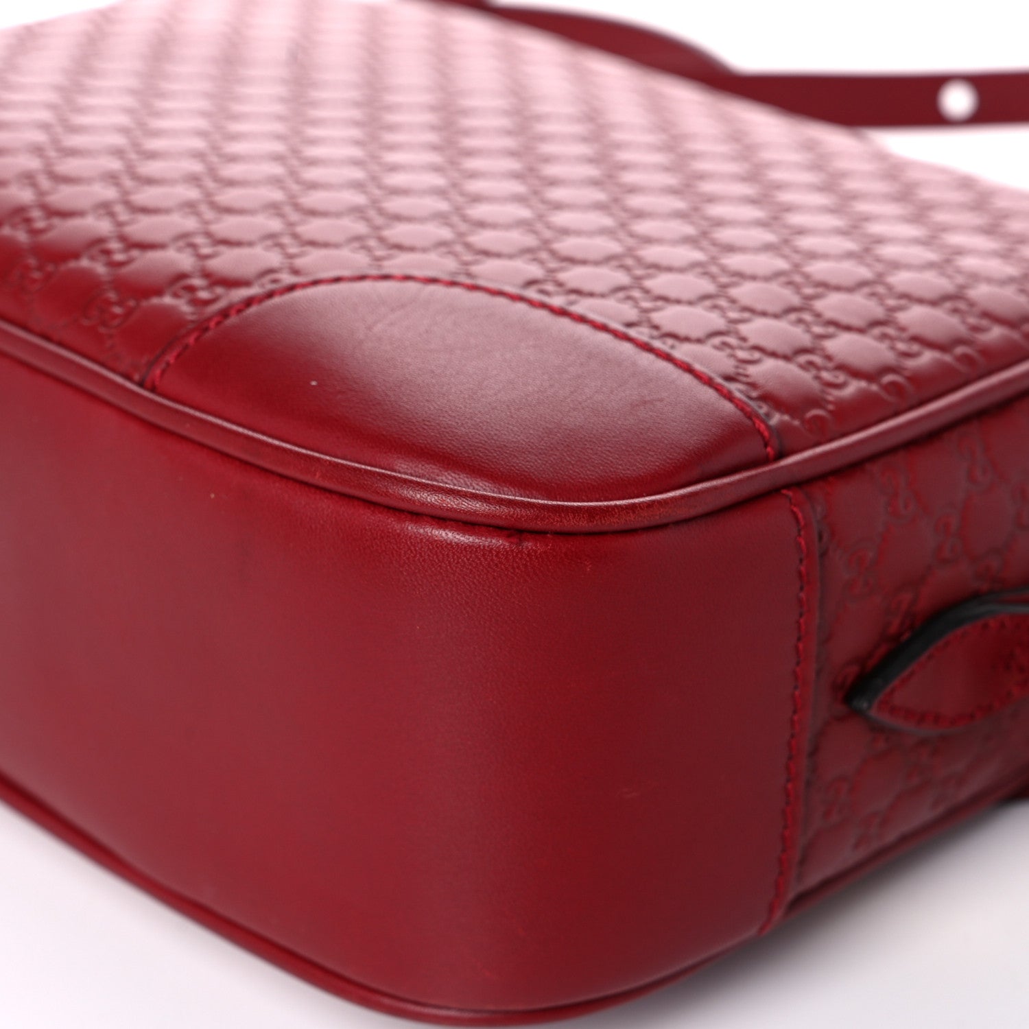 Gucci Microguccissima Mini Bree Messenger Bag Red 22 of 39