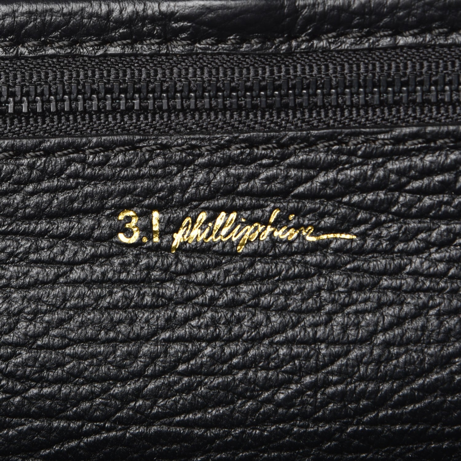 3.1 Phillip Lim 3.1 Textured Calfskin Large Pashli Satchel Black 7 of 8