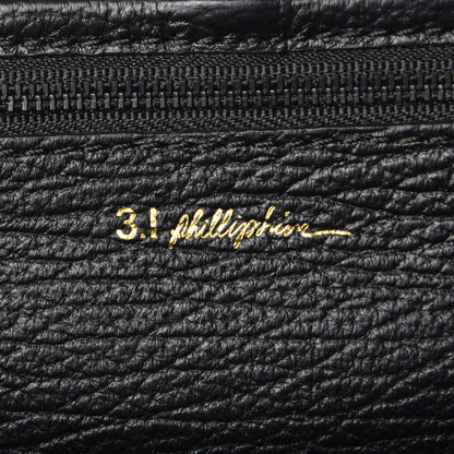3.1 Phillip Lim 3.1 Textured Calfskin Large Pashli Satchel Black 7 of 8