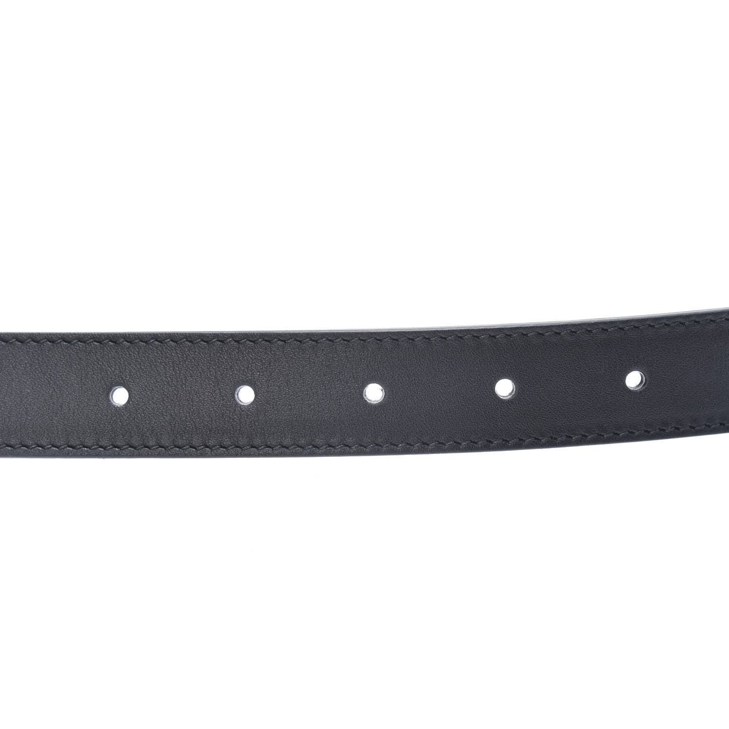 Gucci Calfskin Crystal Double G 30mm Belt 85 34 Black 4 of 5