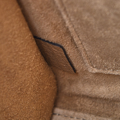 Celine Drummed Calfskin Nano Luggage Dune 7 of 7