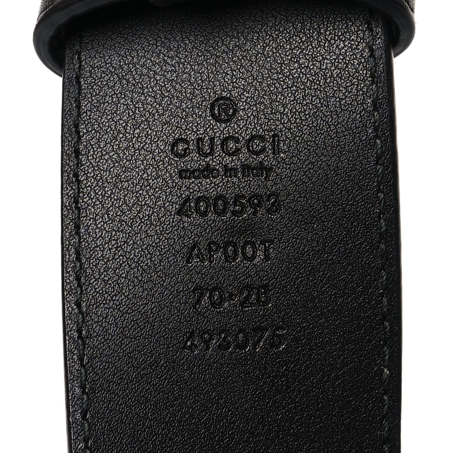 Calfskin Double G 40mm Belt 70 28 Black