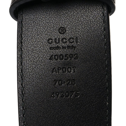 Gucci Calfskin Double G 40mm Belt 70 28 Black 3 of 7